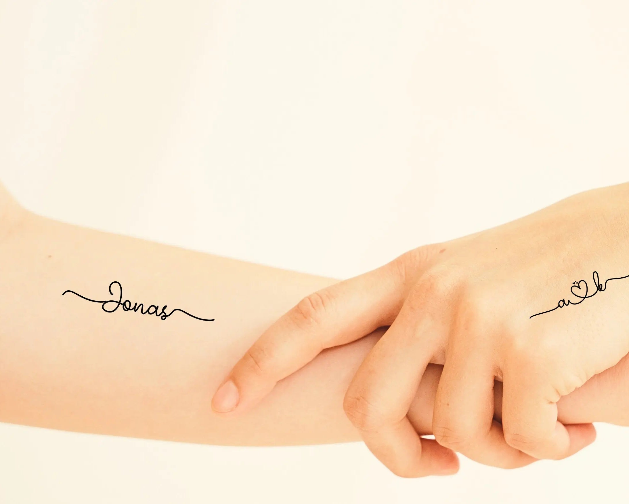 Personalisierbares Tattoo | JGA | temporär | Namen | 3er Set