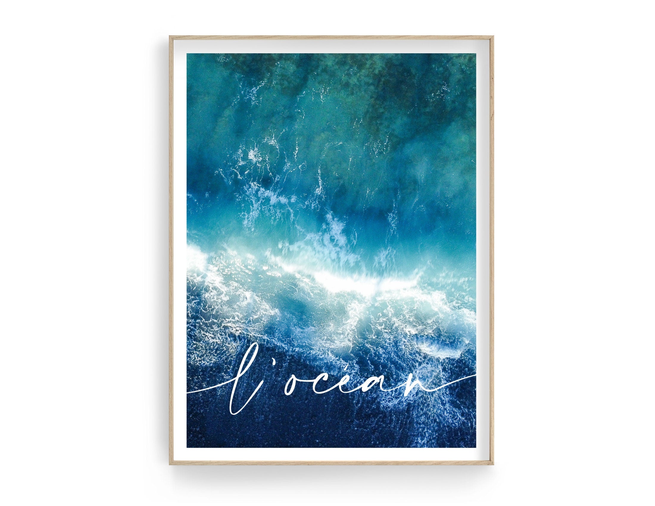 L' océan | Poster vom Meer | Beach | maritim | Bilder Serie | Wand Deko | Meeresposter | Ozean | Strandposter