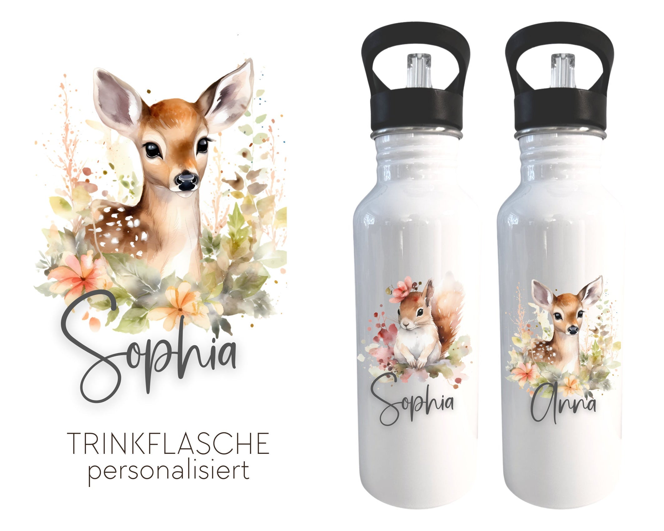 Trinkflasche | Personalisierte Flasche für Kinder