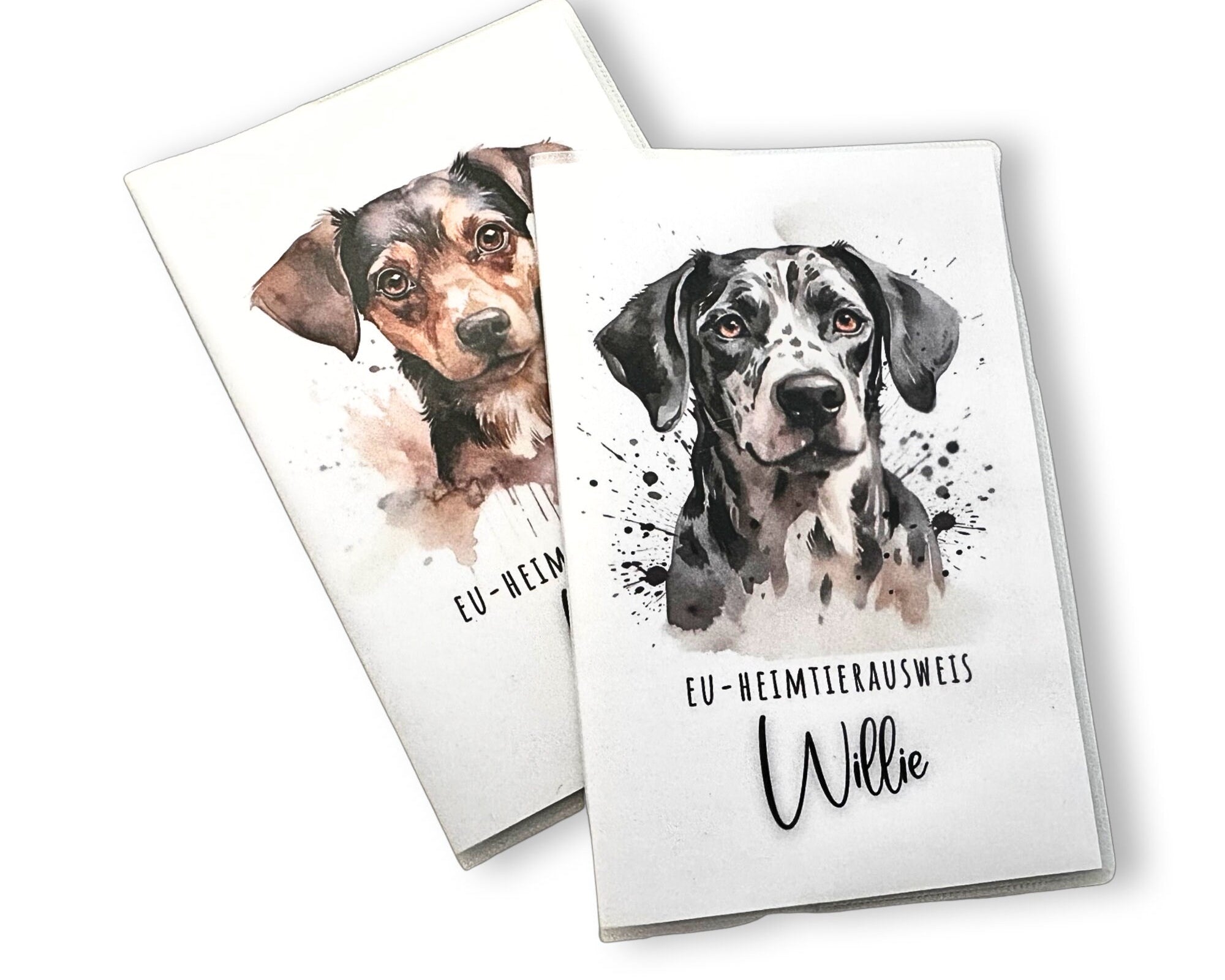 Heimtierausweis mit Illustration | personalisierte Hülle