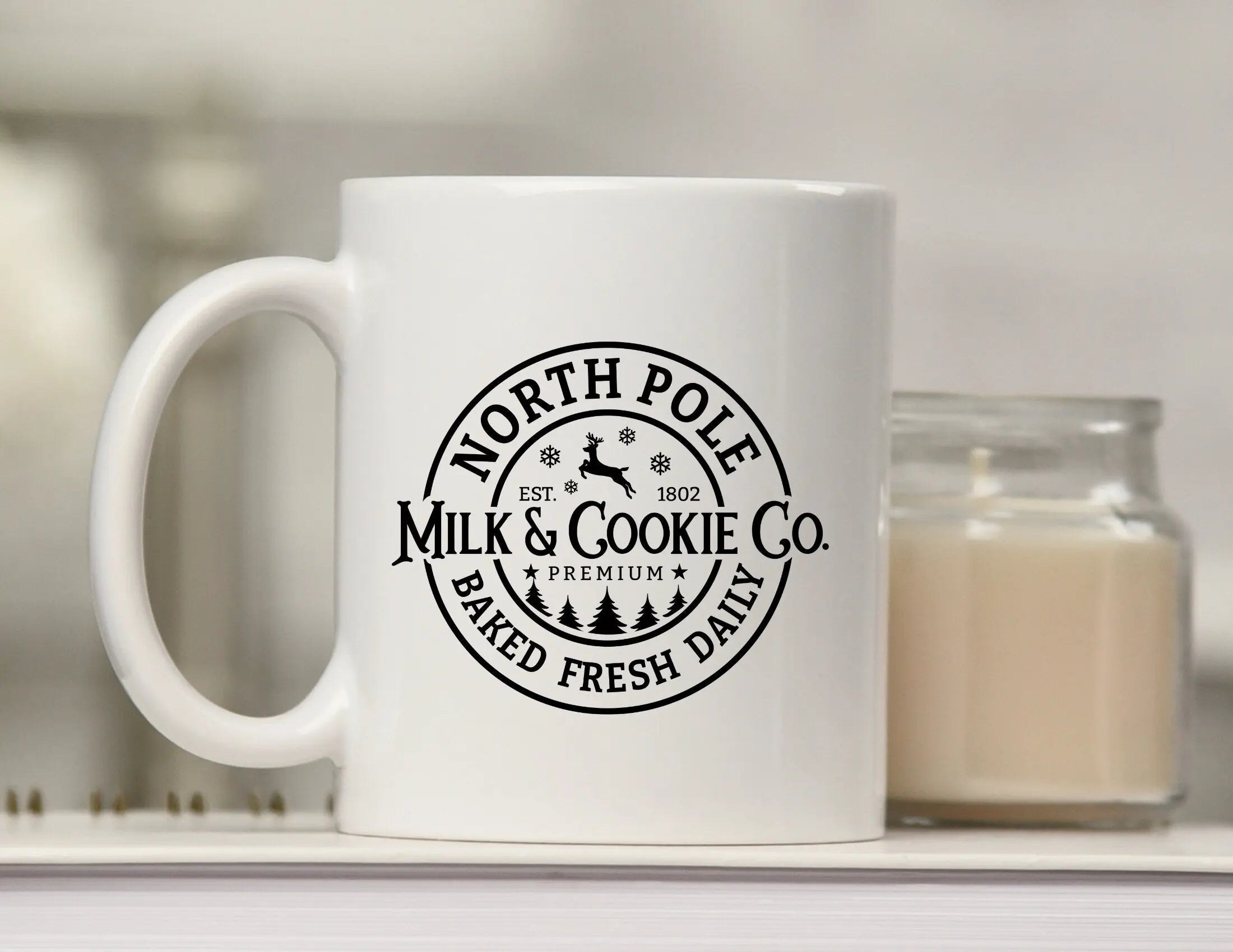 Keramiktasse | Weihnachtsmotiv | North Pole