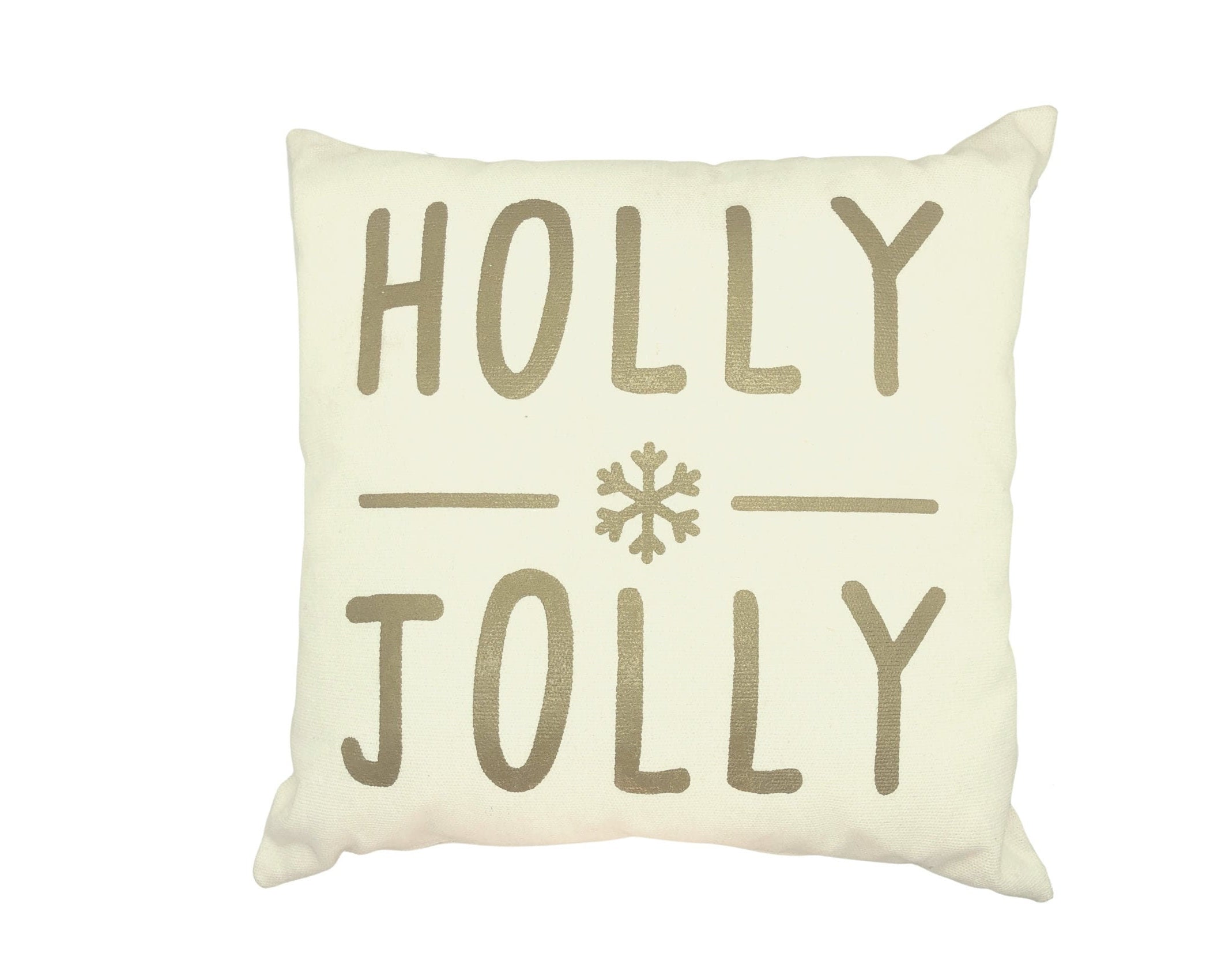 Weihnachtskissen | bedrucktes Kissen | Kissenbezug inklusive Füllung | Xmas Deko | creme gold