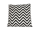 Kissen | Design Kissen in schwarz weiß | Scandi Boho Stil | Ethnomuster | Samt | inkl. Füllung