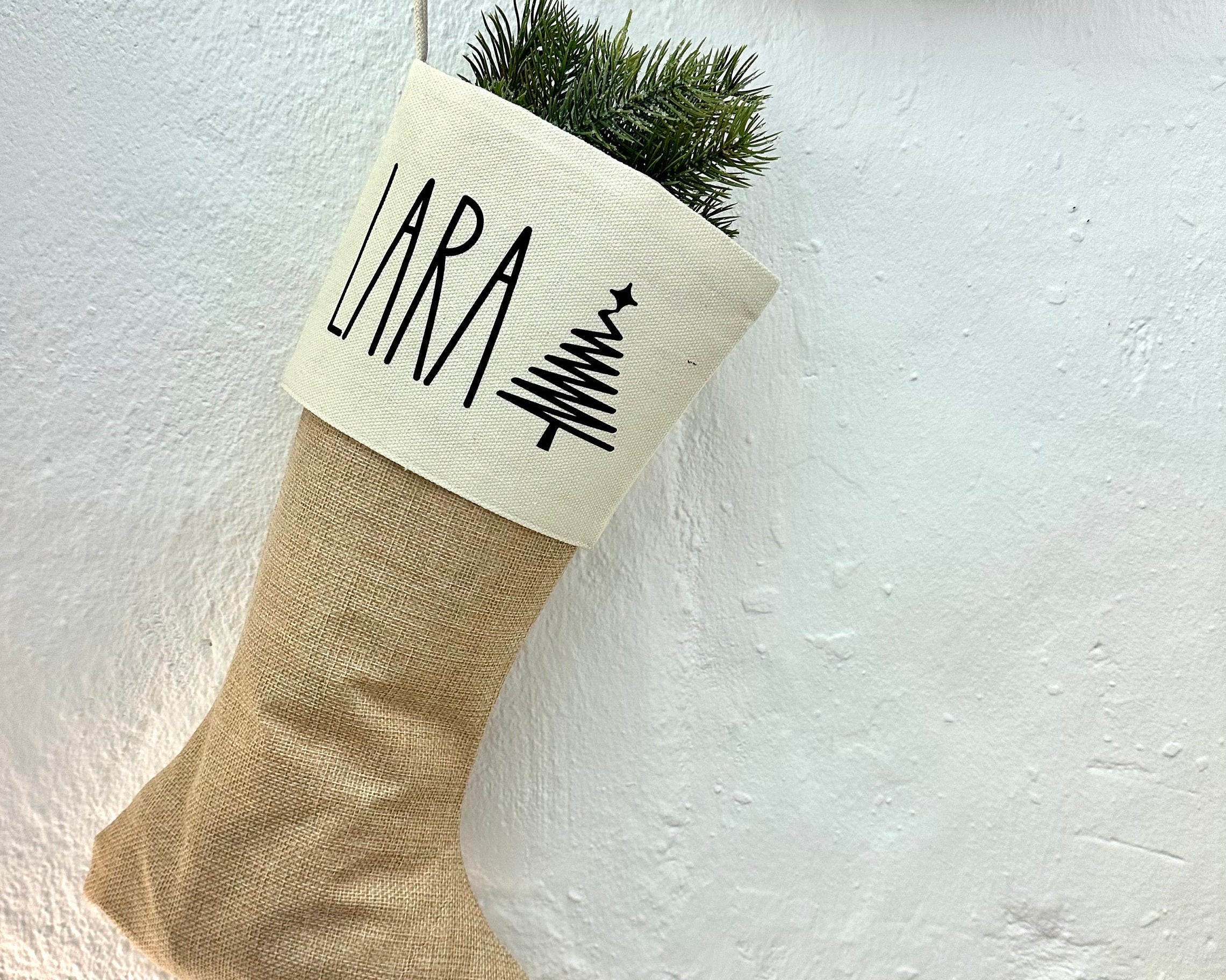 Nikolausstiefel personalisiert | Nikolaus | Weihnachtsstrumpf mit Namen