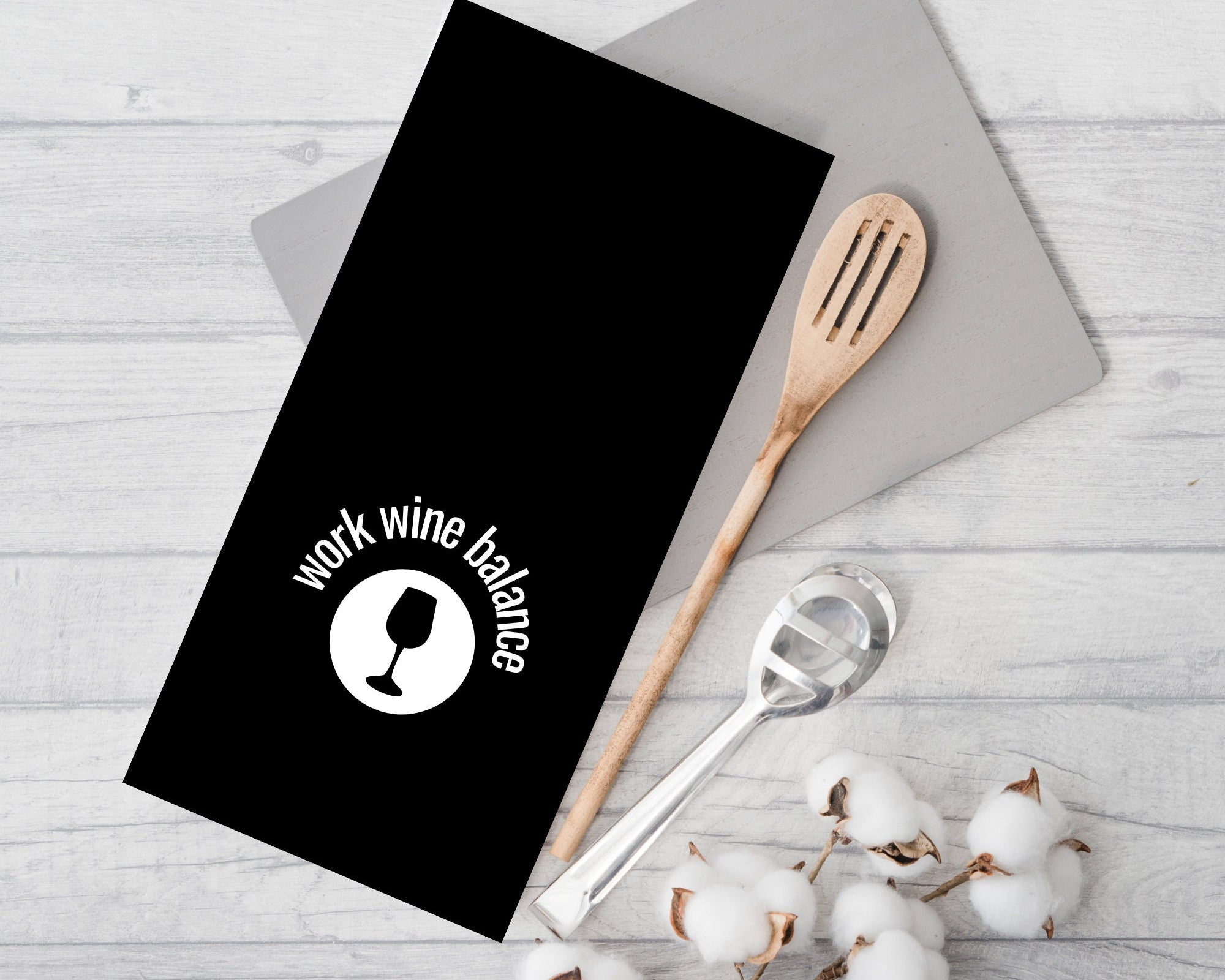 Geschirrtuch | Work Wine Balance | lustiger Spruch
