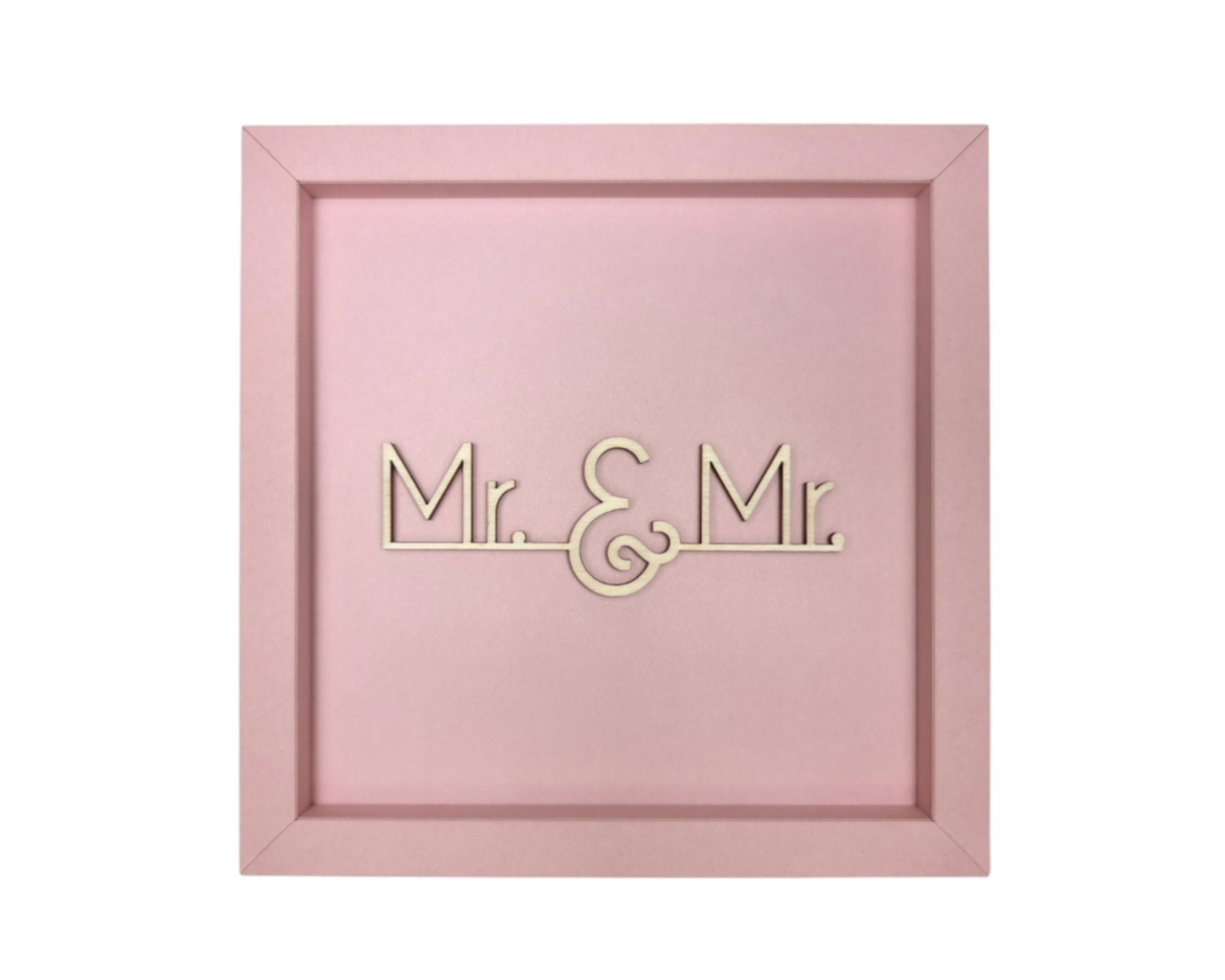 Mr.& Mrs. | Schriftzug aus Holz | Ja | Filigrane Holzschrift