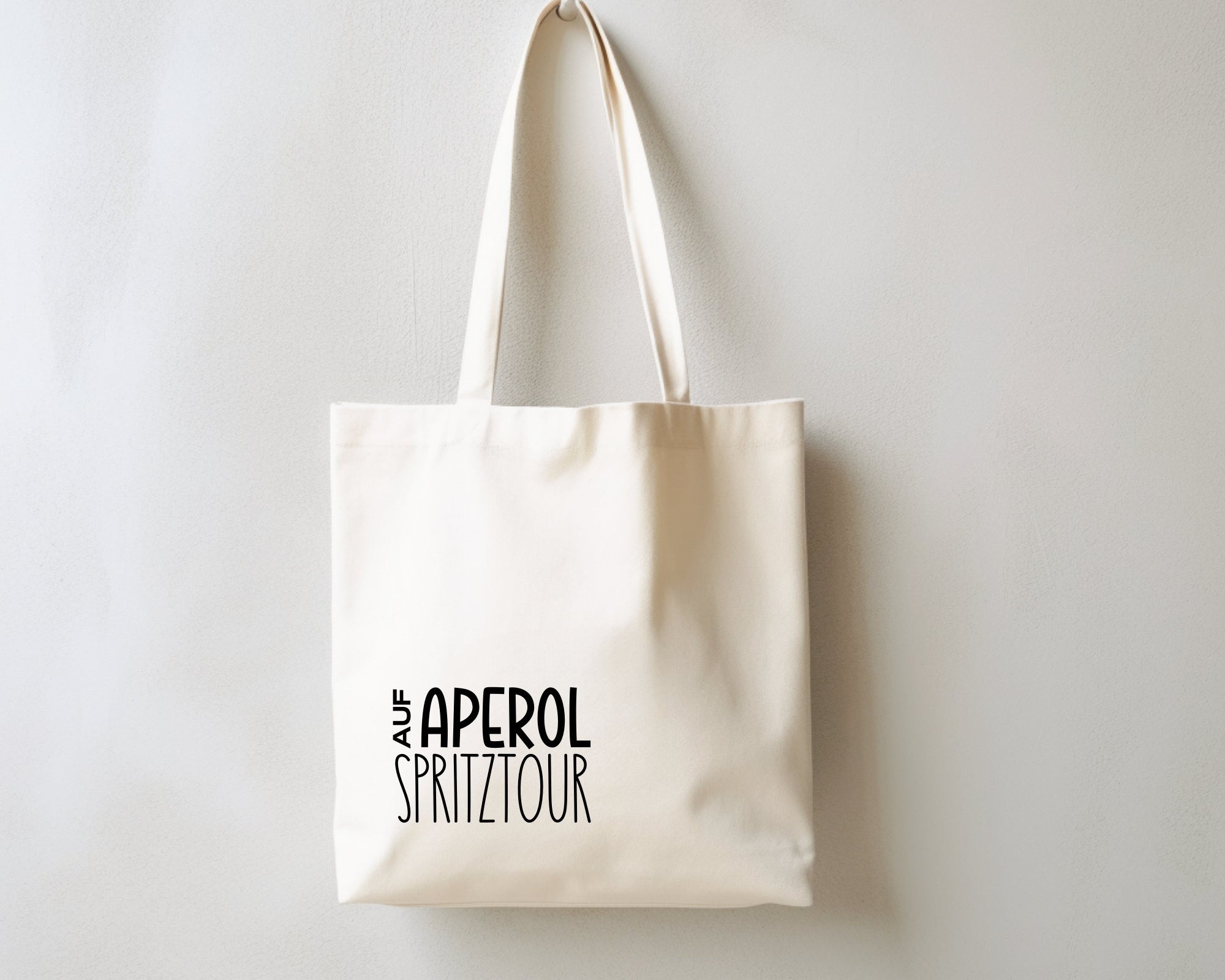Jutebeutel | lustiger Spruch | witzige Stofftasche | Aperol Spriztour