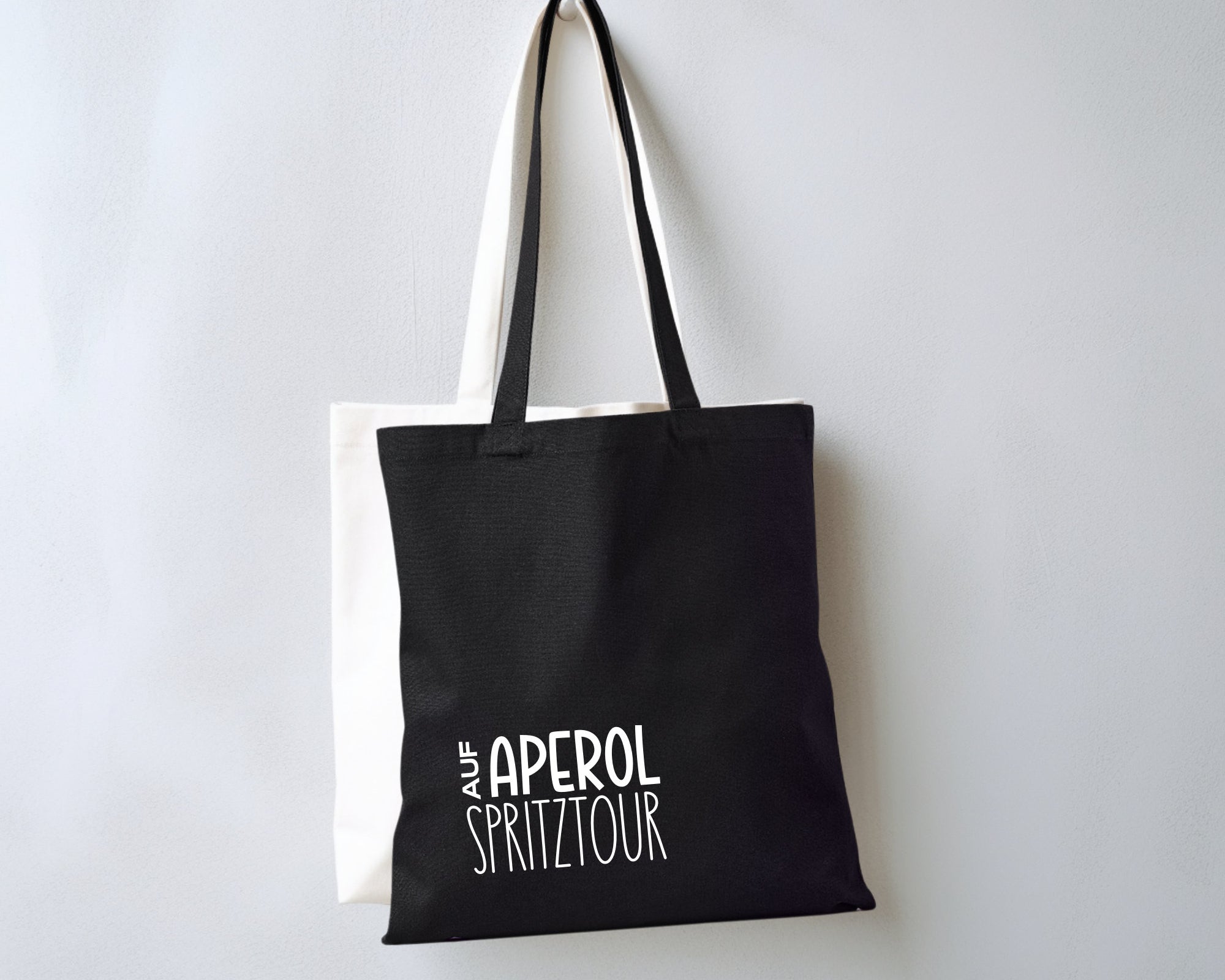 Jutebeutel | lustiger Spruch | witzige Stofftasche | Aperol Spriztour
