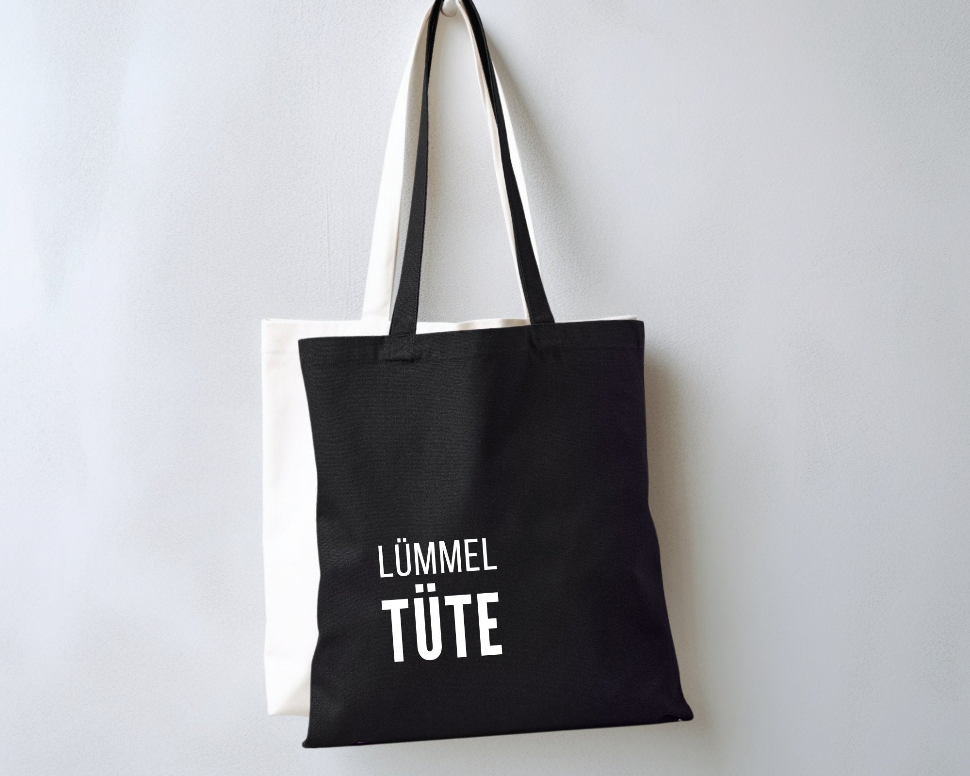 Jutebeutel | lustiger Spruch | witzige Stofftasche | Lümmel Tüte