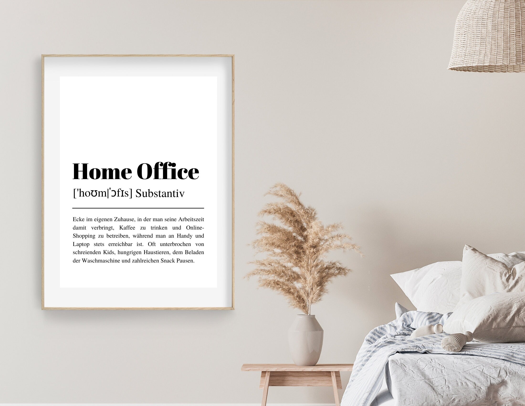 Home Office Poster | Definition | digitaler download