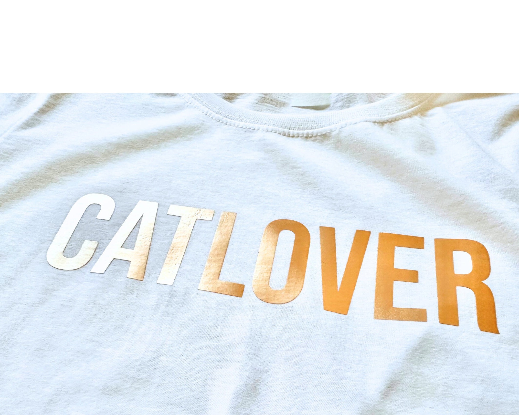 T-Shirt für Katzen Fans | Catlover | weiß