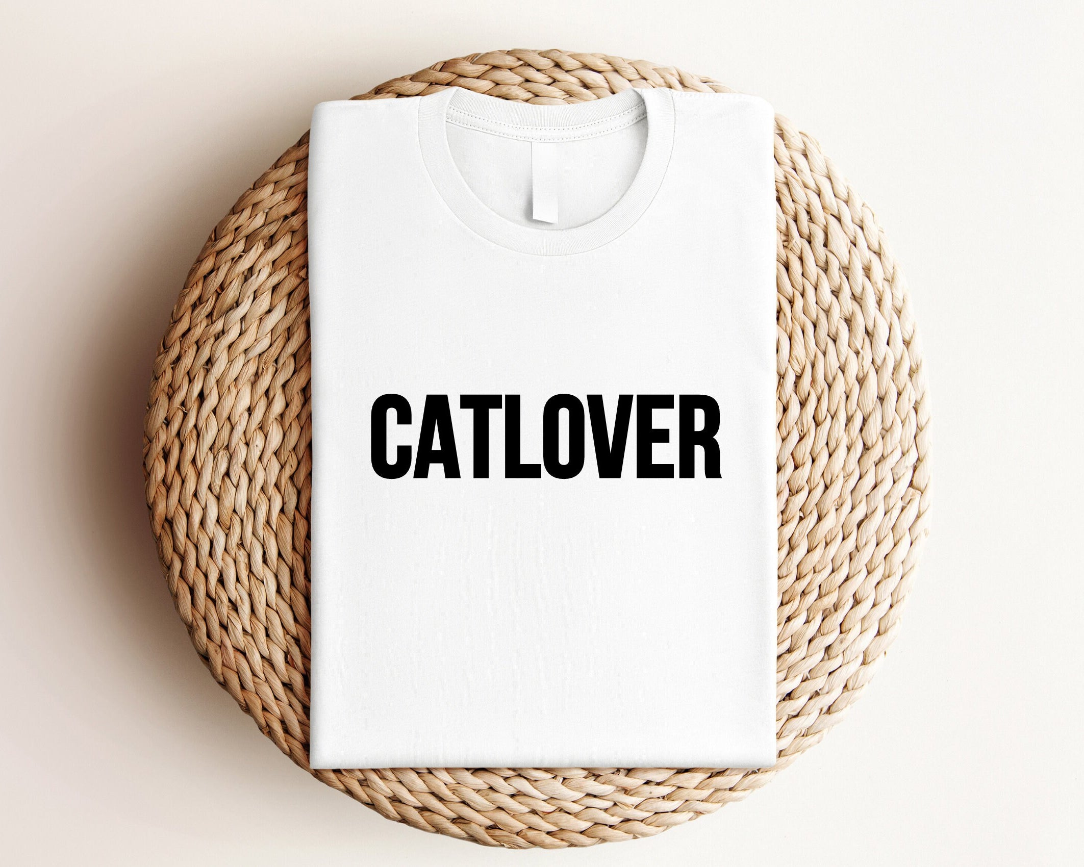 T-Shirt für Katzen Fans | Catlover | weiß