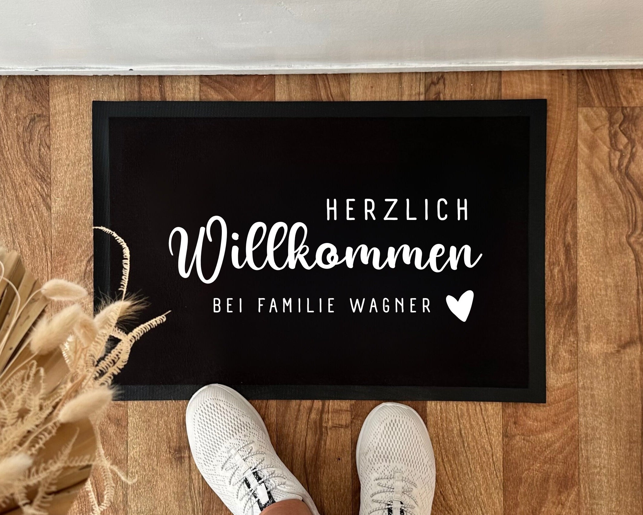 Fußmatte für Familien | Willkommen | Personalisierter Fußabtreter
