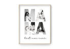 Bild Muttertag bestehend aus Buchstaben MAMA und Fotos als personalisiertes Geschenk für Deine Mama | Muttertag