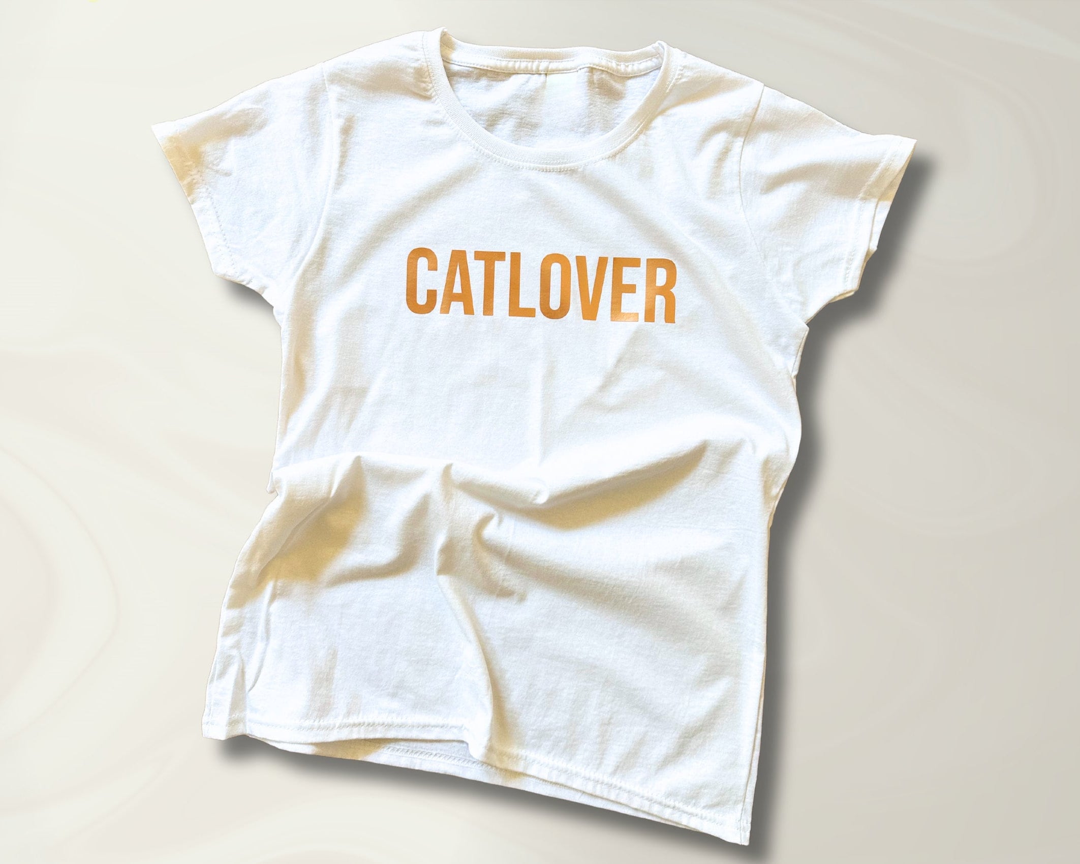 T-Shirt für Katzen Fans | Catlover | weiß