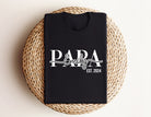 T-Shirt | personalisiertes Papa-Shirt | schwarz, weiß