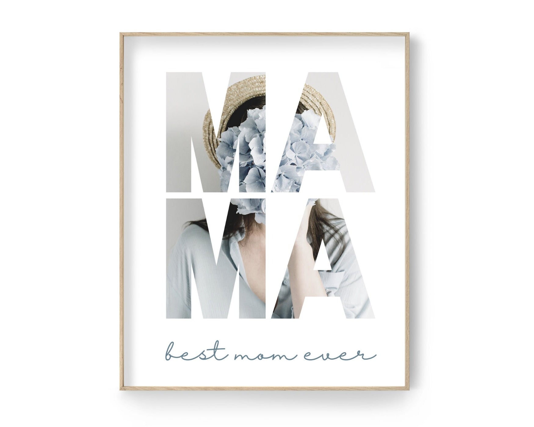 Bild Muttertag | Foto personalisiert | Geschenk für Deine Mama | Deine Fotos als hochwertiger digital Print