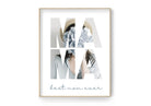 Bild Muttertag | Foto personalisiert | Geschenk für Deine Mama | Deine Fotos als hochwertiger digital Print
