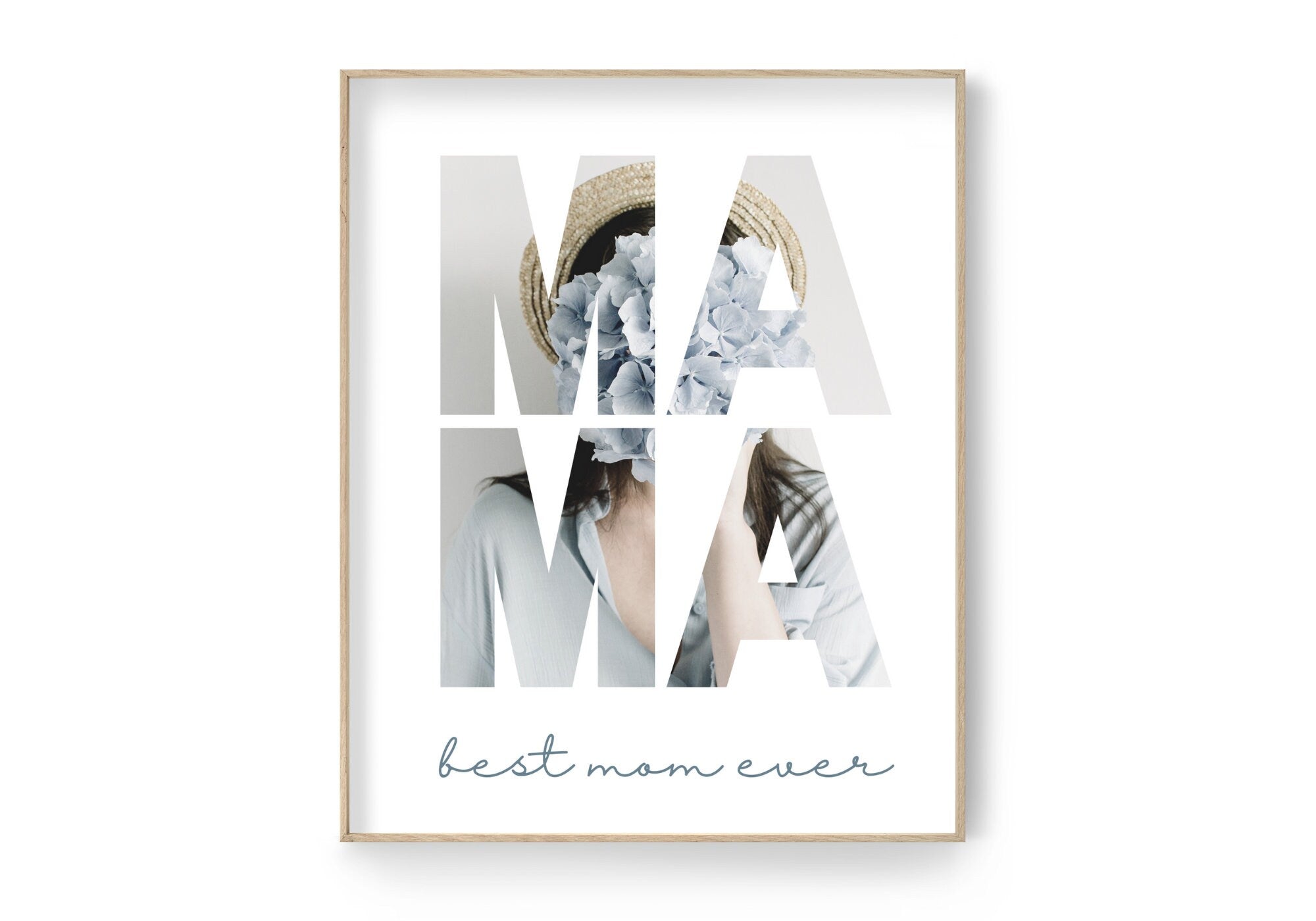Bild Muttertag | Foto personalisiert | Geschenk für Deine Mama | Deine Fotos als hochwertiger digital Print