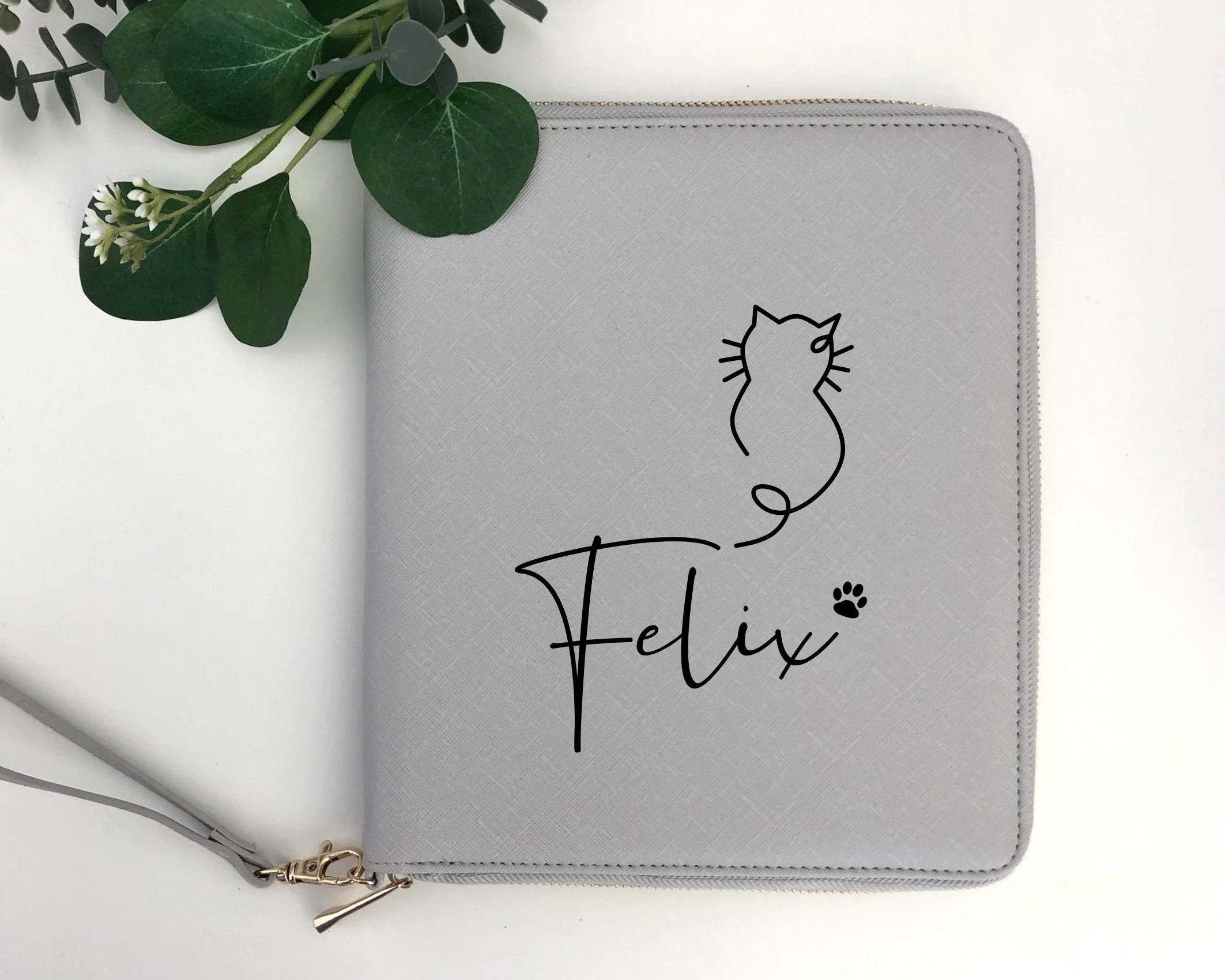 Hunde Ausweise | Dokumente Mappe | personalisierter Organizer für Hunde Katzen Papiere und Unterlagen