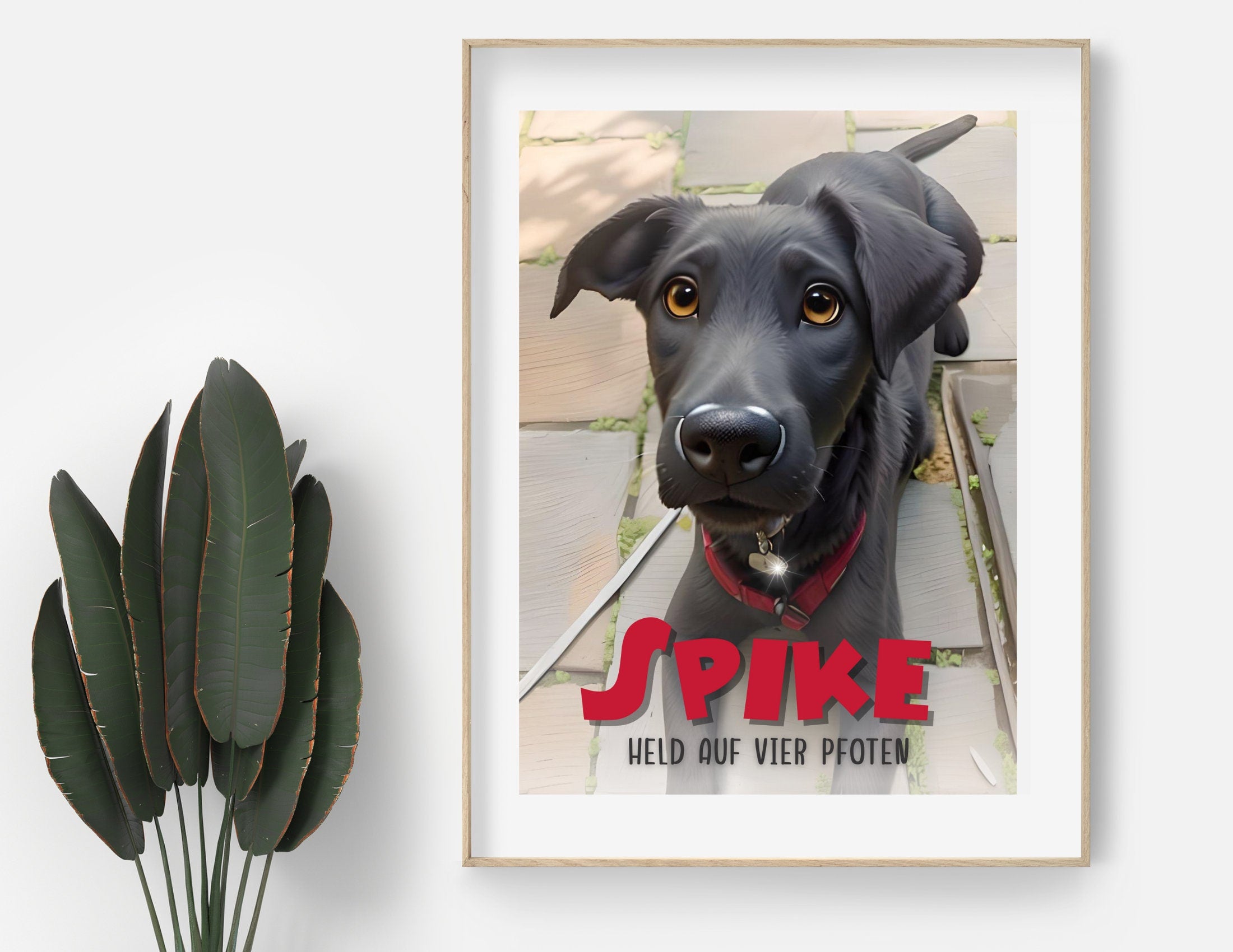 Tierportrait im Pixar Style | Portrait als 3D Cartoon | Film Plakat Poster | Portrait Geschenk Tierbesitzer