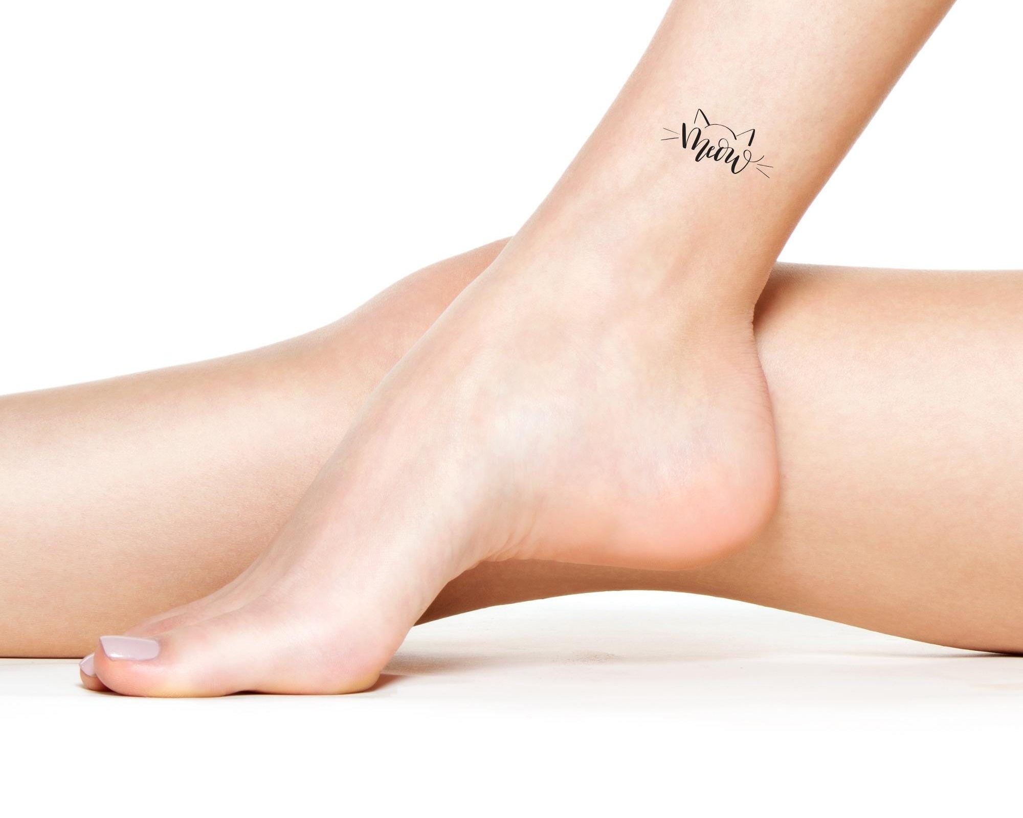 Cat Mom Tattoos | temporäres Katzen Tattoo | 9er Set | Cat Katze Kitten Katzenpfote | Cat Tattoos