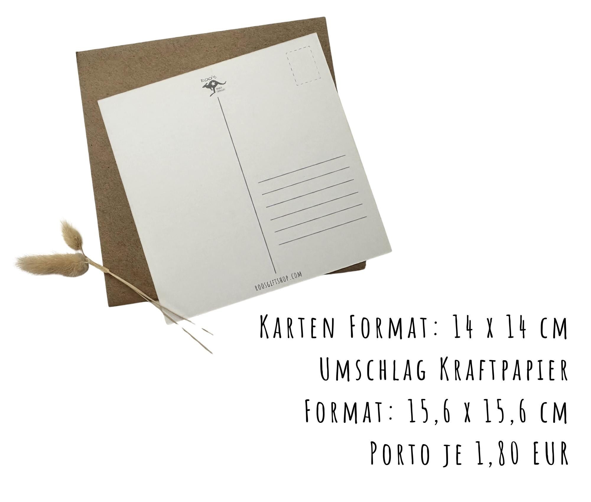 Karten-Set Quadratische Karten | Love | To the moon and back | Valentinstag