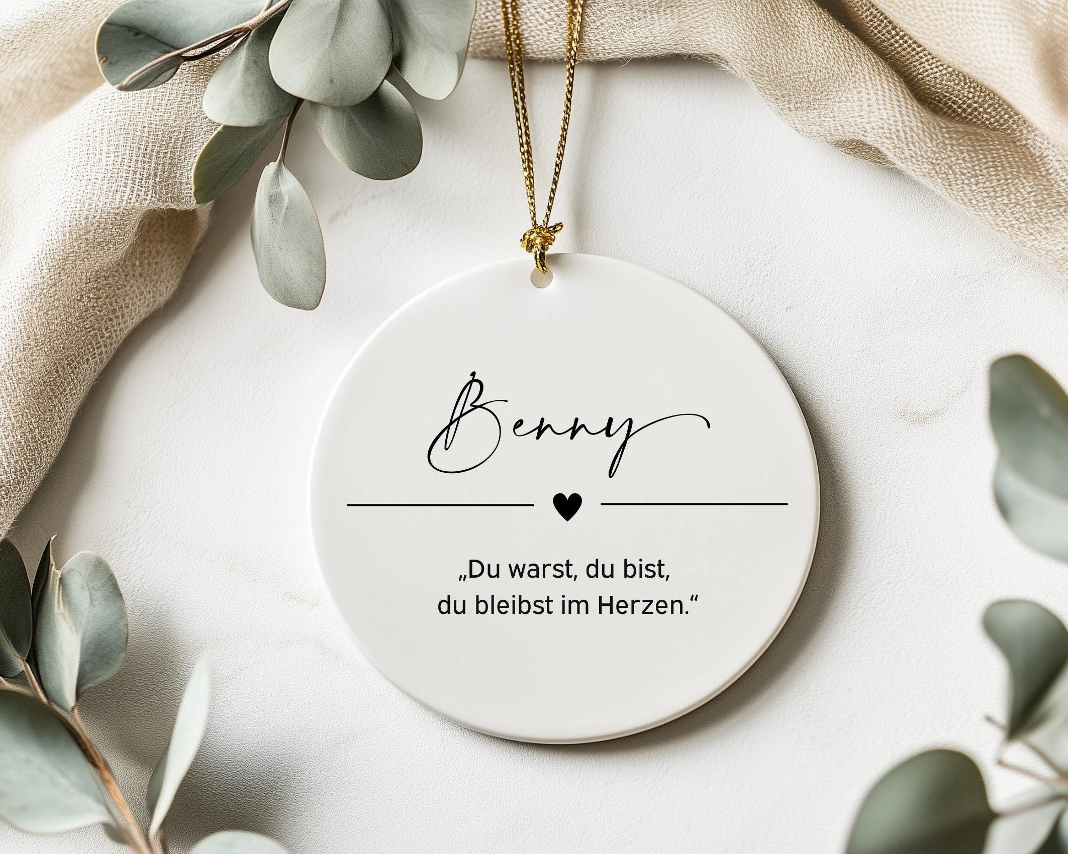 Ornament | Personalisiert | Haustier Aquarell nach Foto + Name | benutzerdefiniertes Ornament | Hund, Katze, Pferd | Erinnerung