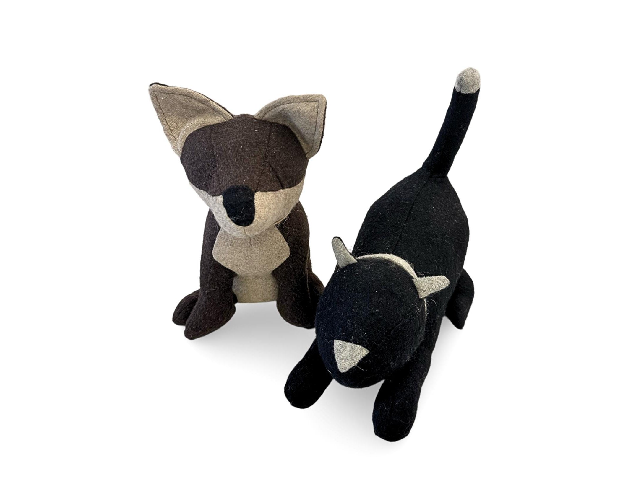 Türstopper Doorstop | Katze | Fuchs | Wollfilz Tiere als Tür Stopper