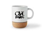 Tasse mit Kork | personalisiert | Katze Katzentasse | Keramiktasse Kork Name | Geschenk Cat Mom