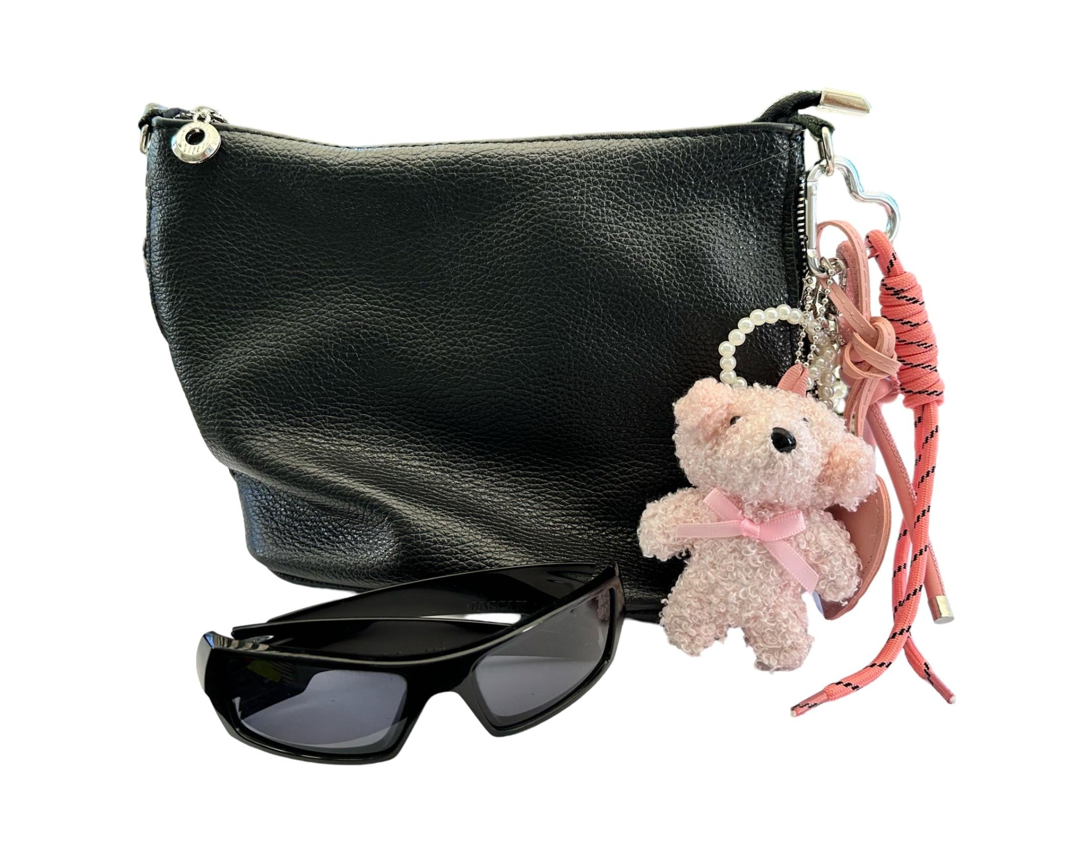 Teddy | Anhänger für Tasche oder Schlüssel | Taschenschmuck Taschenanhänger rosa Bag Charm