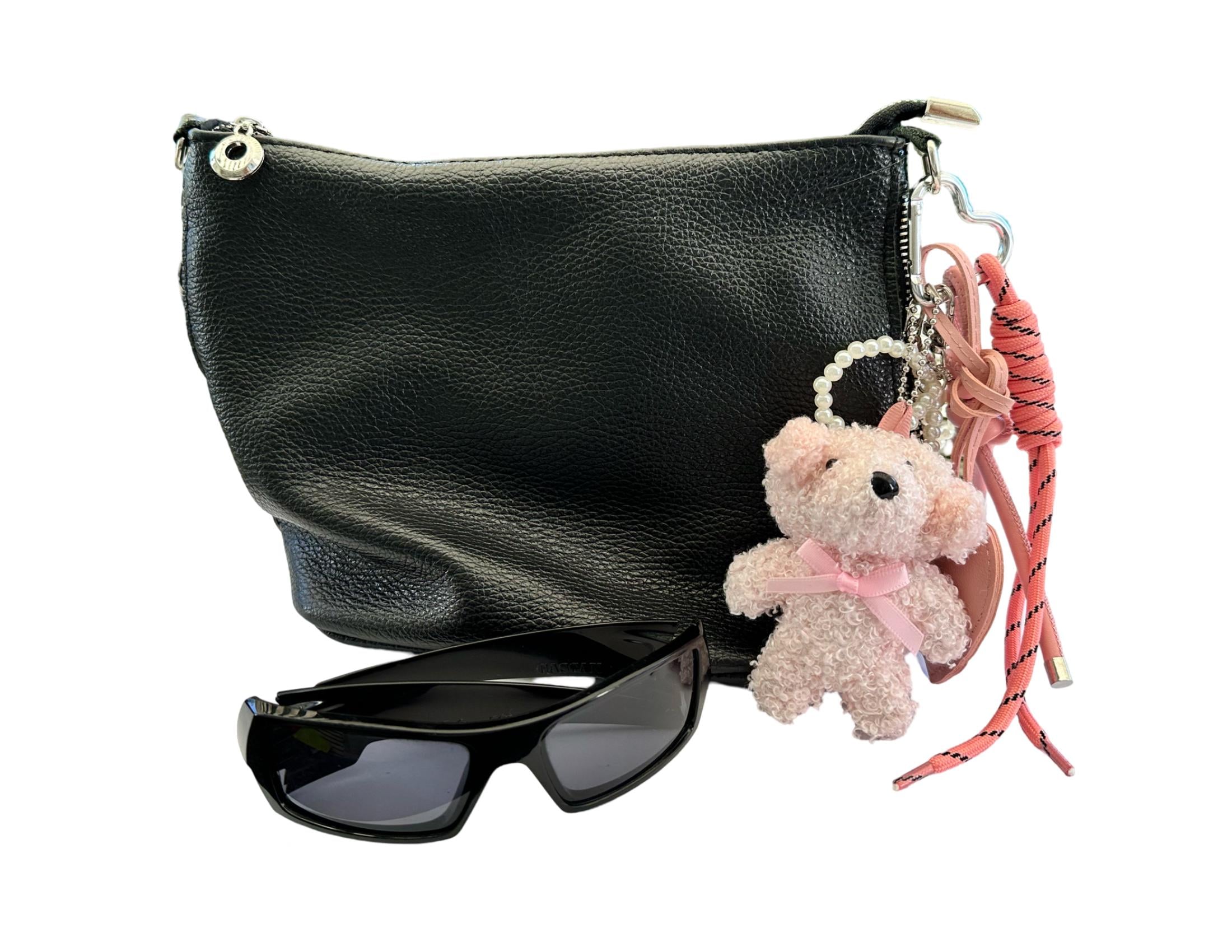Teddy | Anhänger für Tasche oder Schlüssel | Taschenschmuck Taschenanhänger rosa Bag Charm