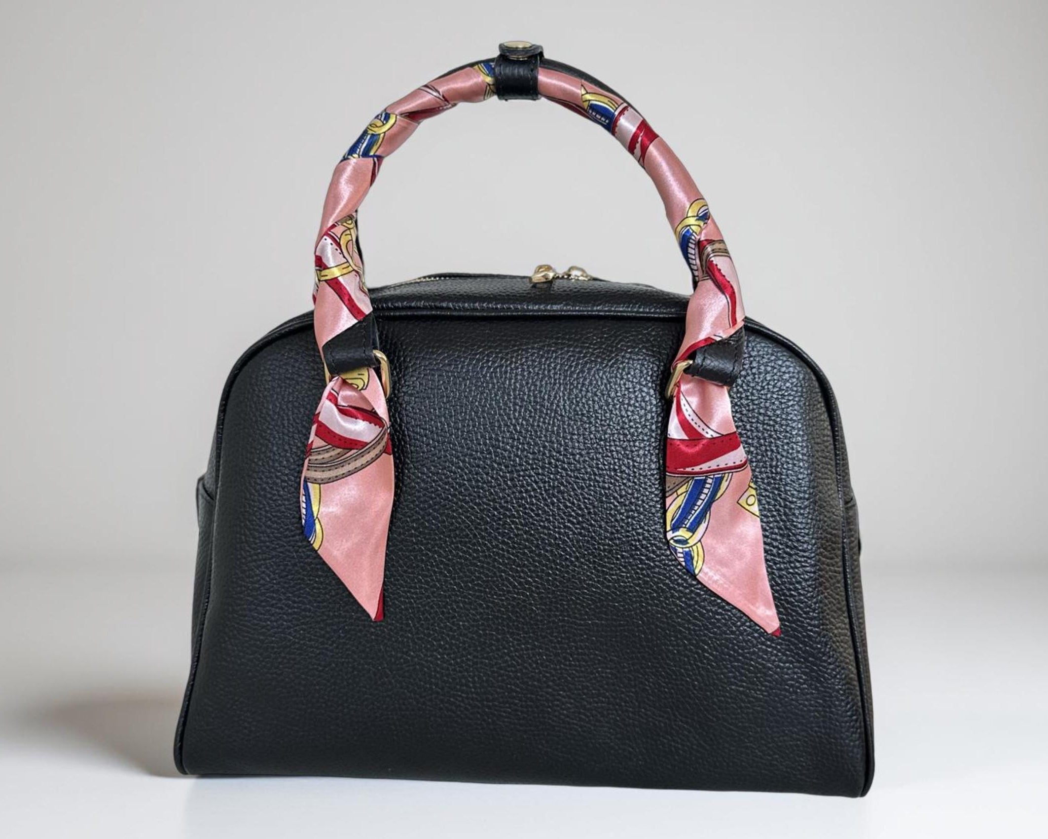 Twilly: seidiges Band | schmaler Schal in rosa für Handtasche, als Halstuch oder Armband