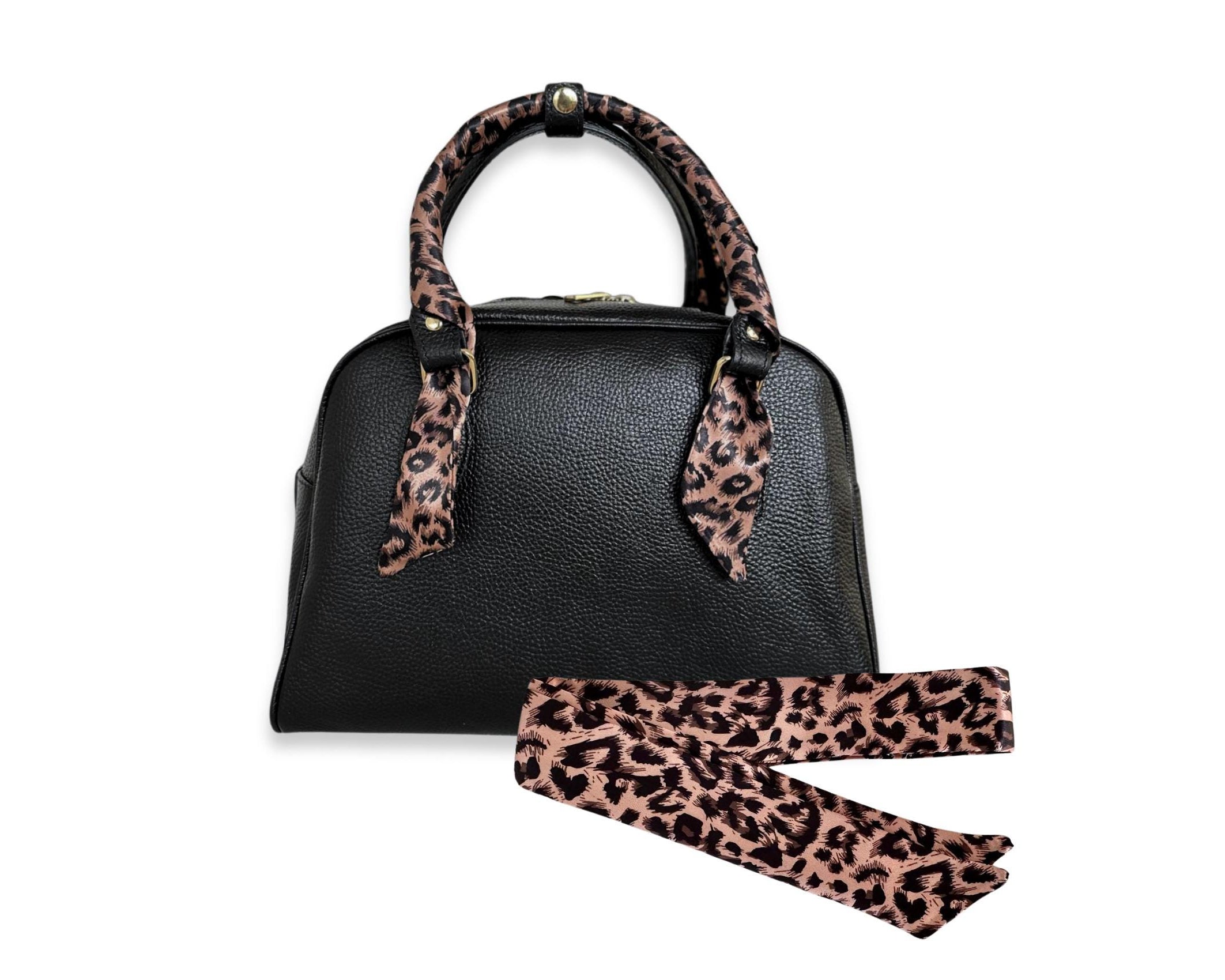 Twilly: seidiges Band | schmaler Schal in rosa für Handtasche, als Halstuch oder Armband