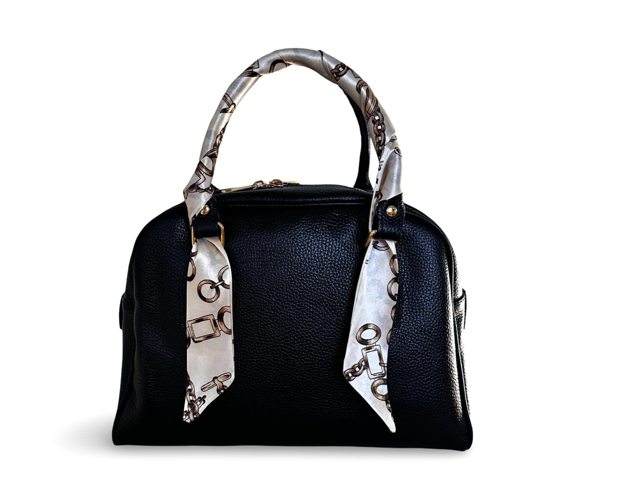 Twilly: seidiges Band | schmaler Schal in hell beige für Handtasche, als Halstuch oder Armband