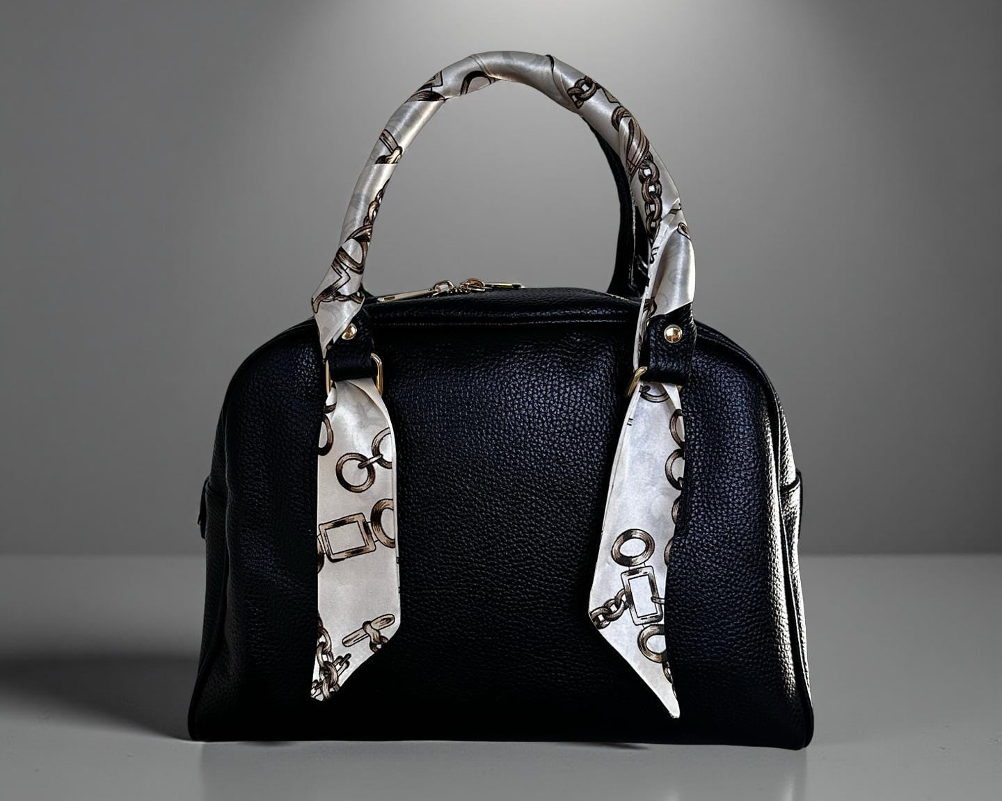 Twilly: seidiges Band | schmaler Schal in hell beige für Handtasche, als Halstuch oder Armband