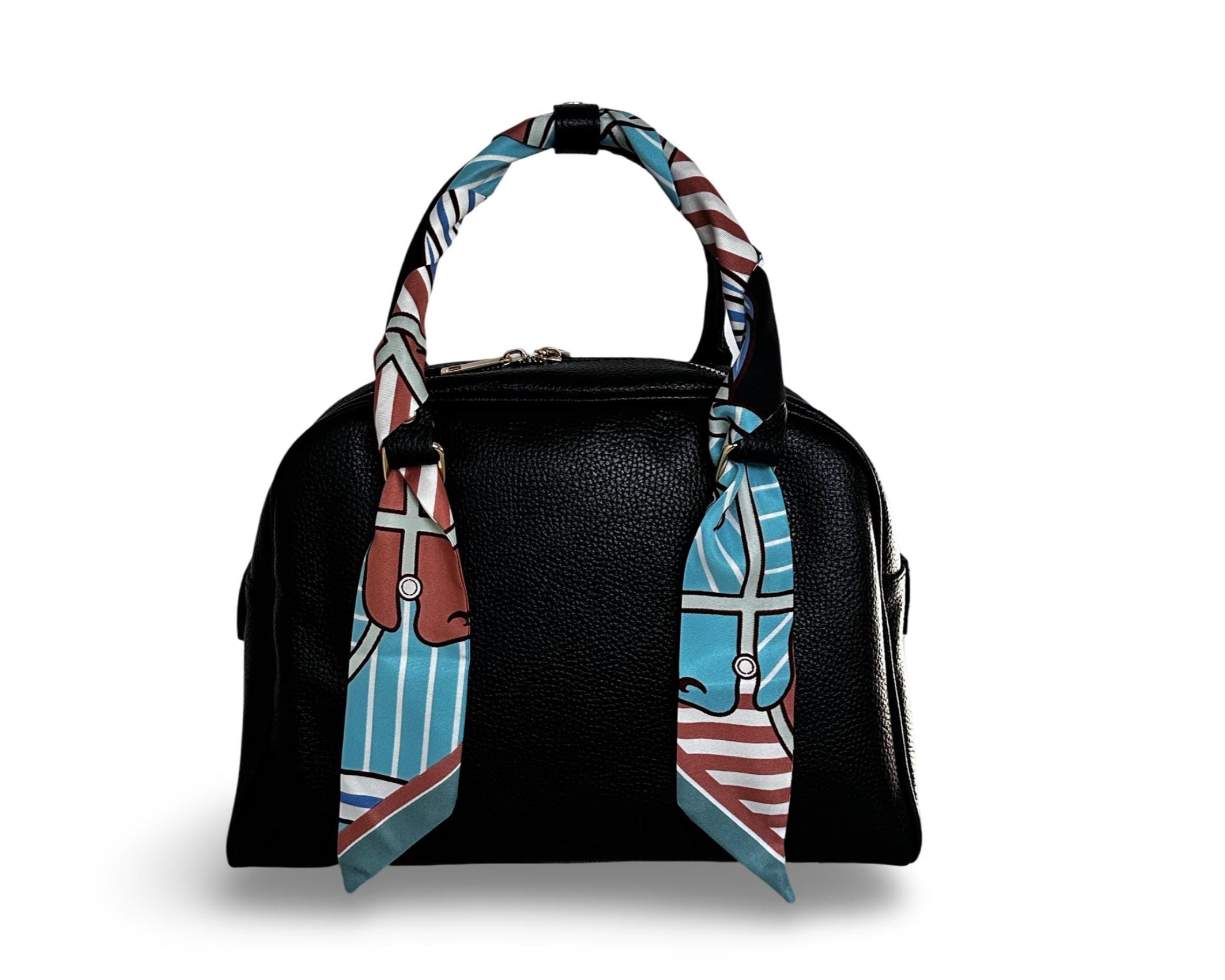 Schmaler seidiger Schal | Twilly | Handtasche Griff | Wrap | Tuch | Haarband | Armband | Foulard | Krawatte | Taschenband | Vintage Stil