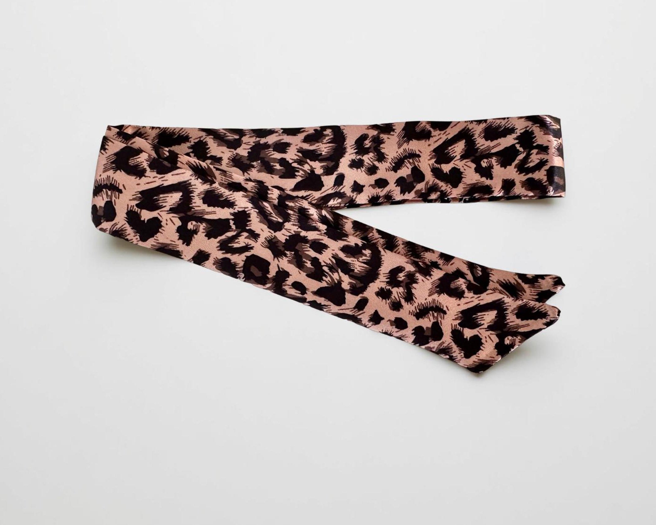 Twilly: seidiges Band | schmaler Schal in rosa für Handtasche, als Halstuch oder Armband