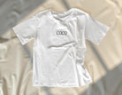 T-Shirt | COCO | Glitzer | Strass Buchstaben | weiß