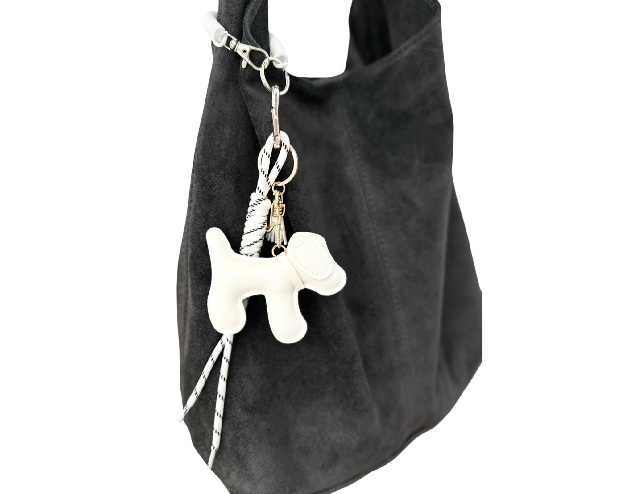 Hobo Tasche aus Veloursleder – Pink, Hellgrau oder Grau | Lässig, stylisch & praktisch