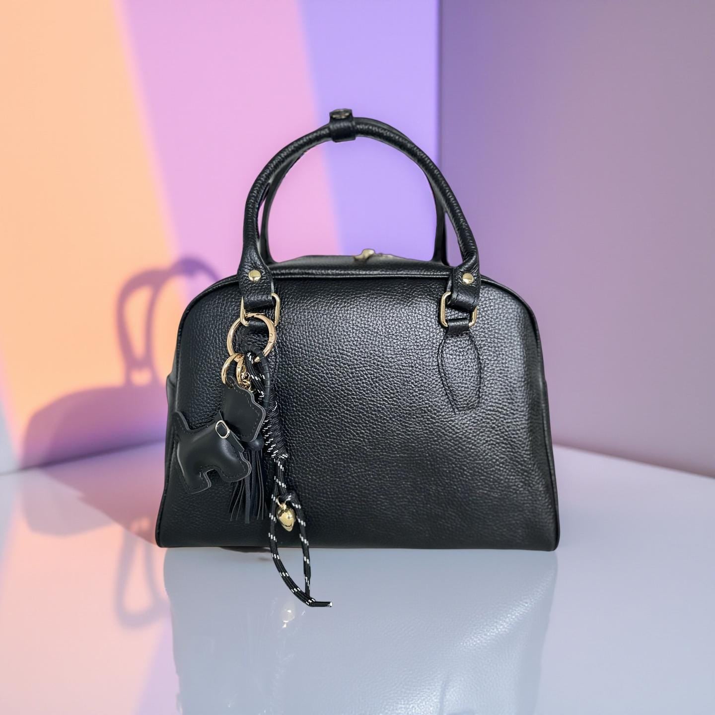 Anhänger Hund | Taschenschmuck Taschenanhänger | Bag Charm schwarz oder weiß Westie