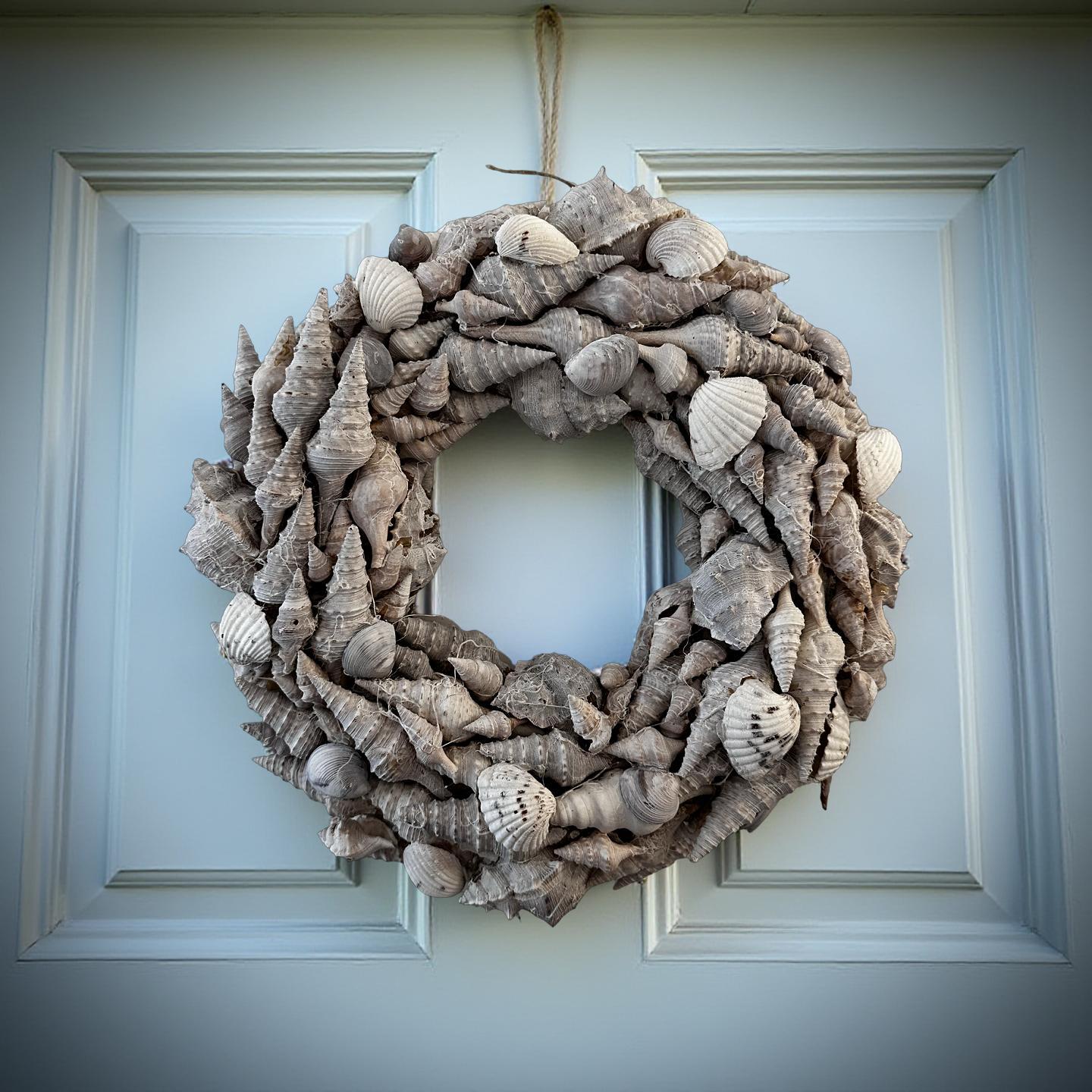 Muschel Kranz | Muscheln | Muscheldeko | 30 cm Durchmesser | Shabby Chic