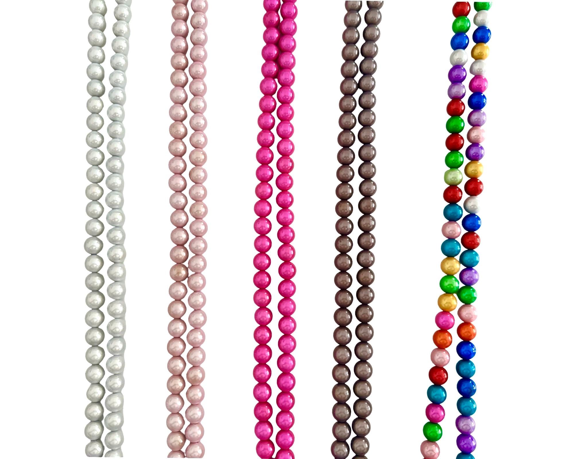 Perlen Handykette | Handygurt irisierende Perlen | Magic Pearls Handy Strap | Wechselgurt Taschengurt Handykette - viele Farben