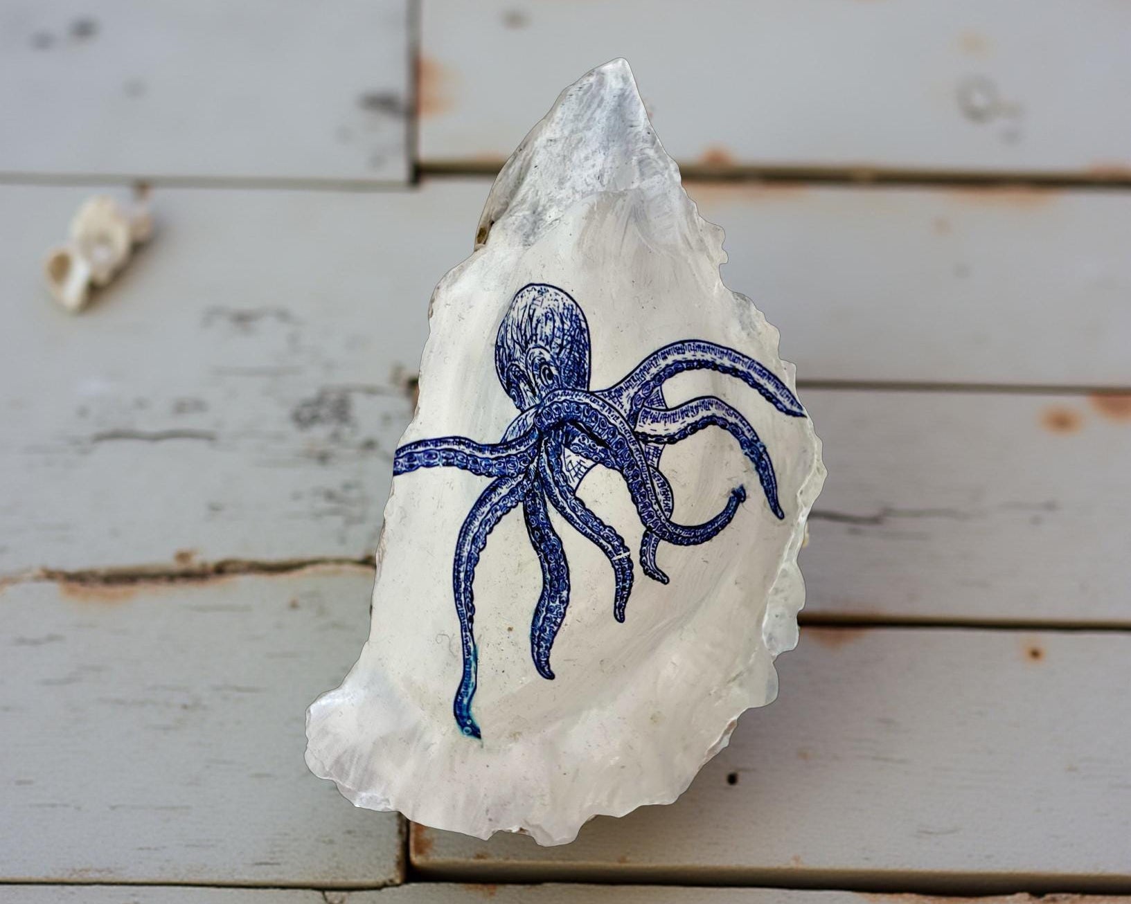 Austernschalen | Austern handgemalt | Schmuckschale | Trauringe | handbemalte Oyster | Ringschale