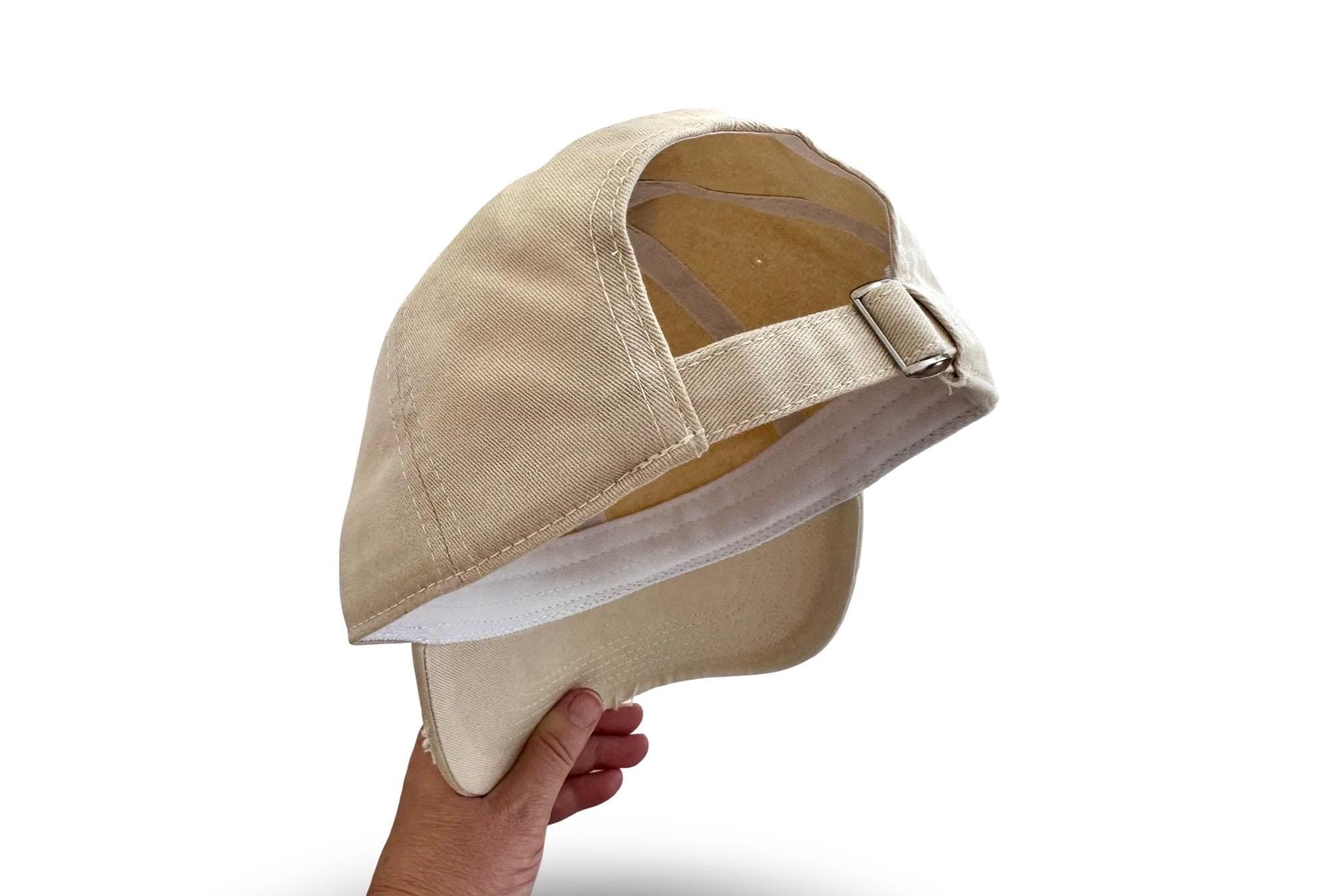 Basecap distressed pink | Baseball Kappe im used Look rosa oder beige