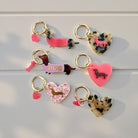 Dackel Anhänger am großen goldenen Karabiner | Charm für Taschen | Schlüsselanhänger | Taschenschmuck Taschenanhänger | Bag Charm