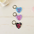 Herz Anhänger am großen goldenen Karabiner | Charm für Taschen | Schlüsselanhänger | Taschenschmuck Taschenanhänger | Bag Charm