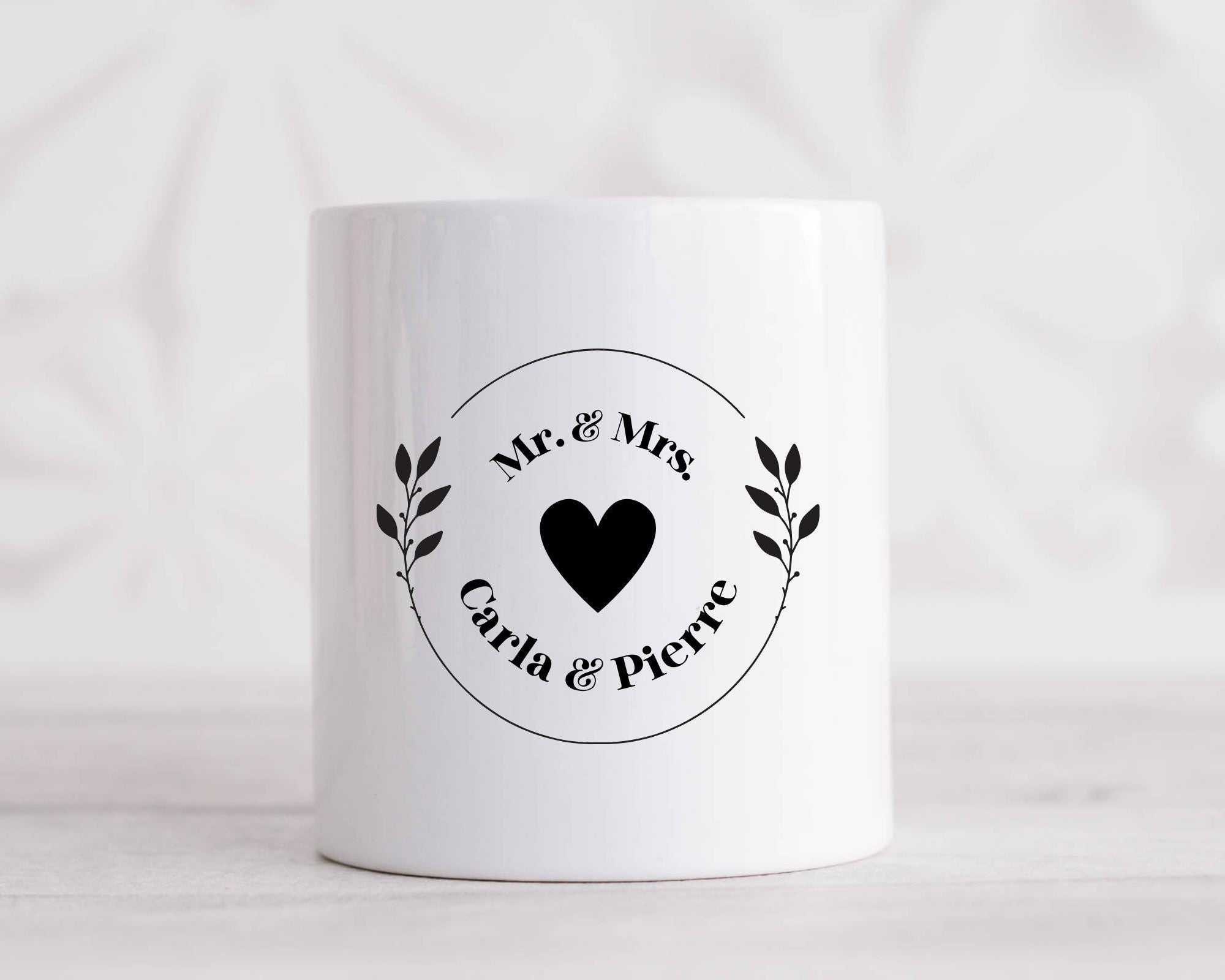 Spardose Brautpaar personalisiert | Geld zur Hochzeit | Geld schenken | personalisiertes Geschenk Mr. & Mrs. | Honeymoon