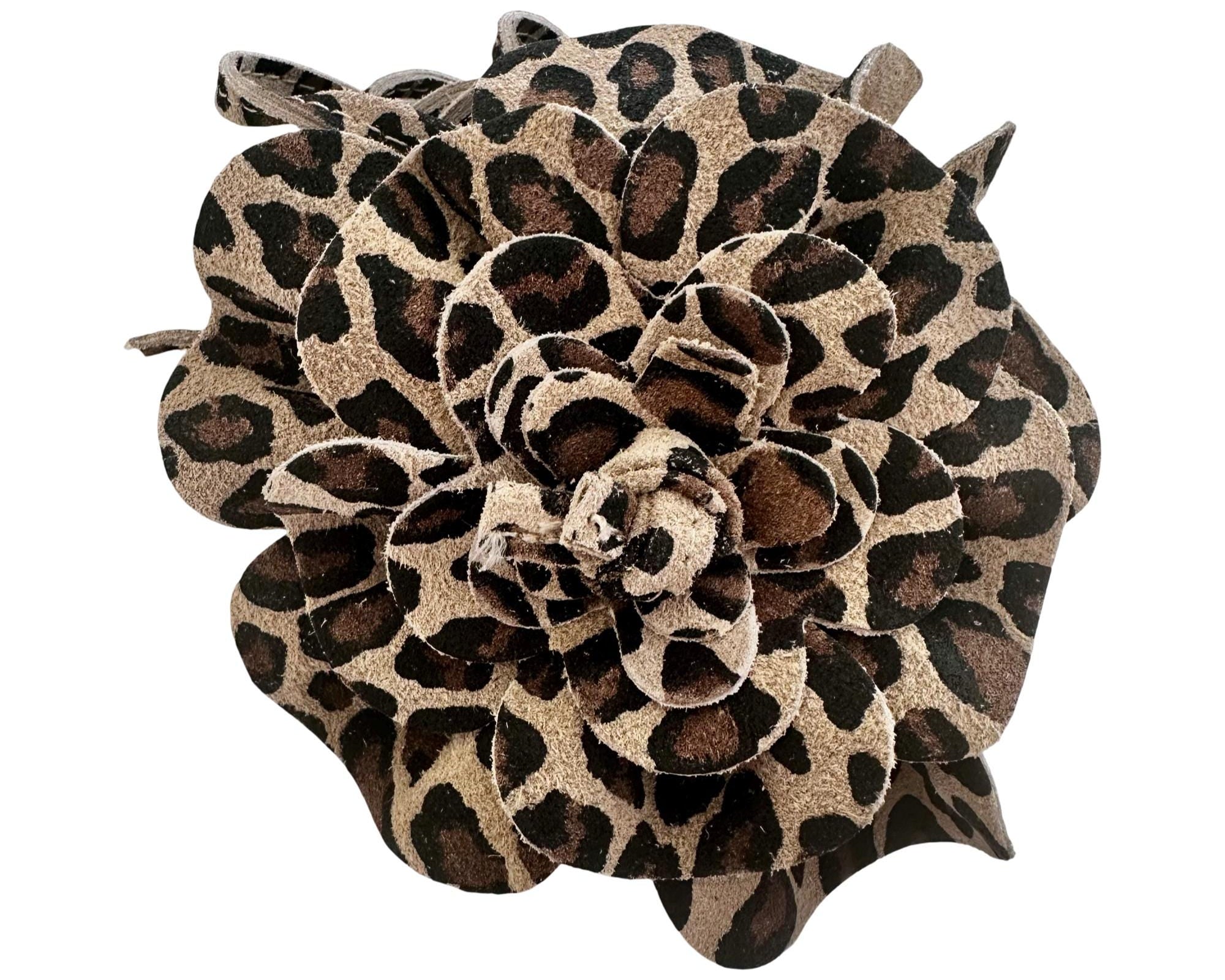 Blumen Leder Gürtel | Bindegürtel Blüte | große Lederblume | schwarz, gold, pink, taupe, flieder, silber, Leo, Khaki, Braun | echt Leder