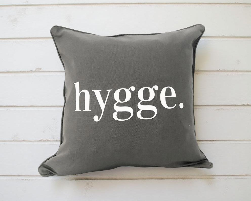 HYGGE Kissen | Kissenbezug aus Baumwolle | minimalistische Deko | 45 x 45 cm